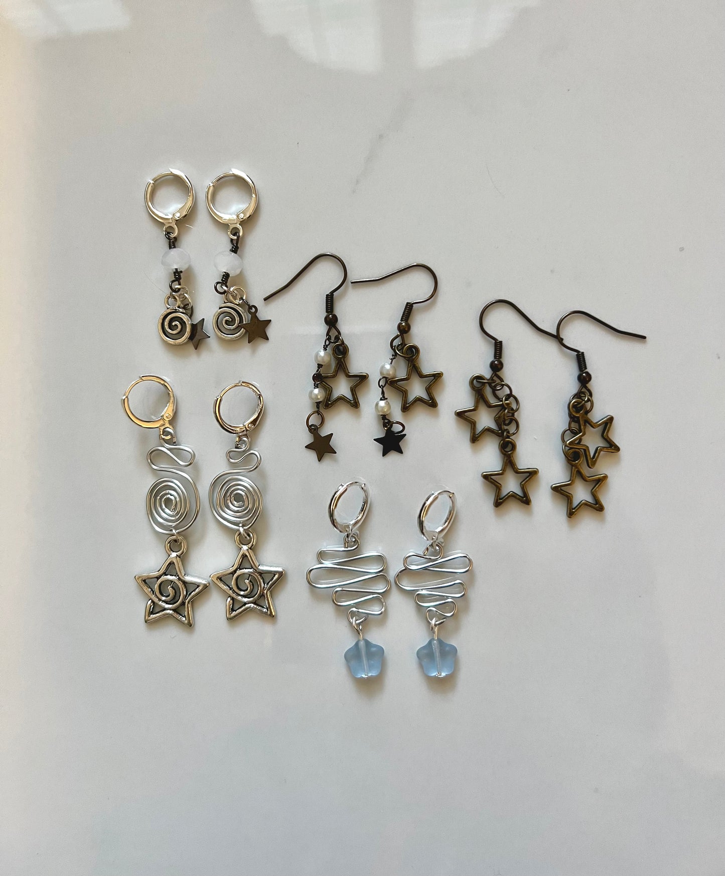 Star Earrings - One of Kind