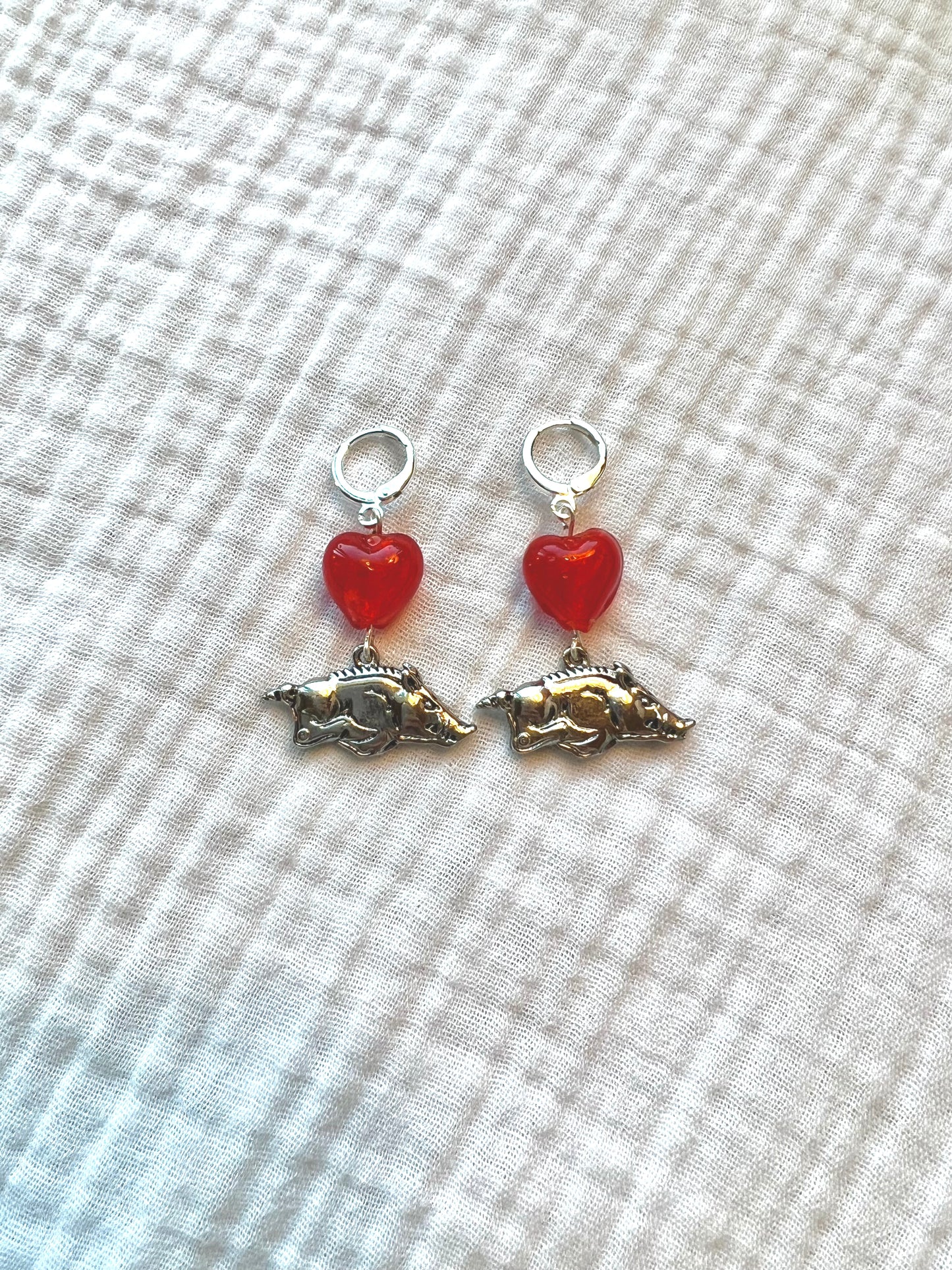 Razorback Earrings - University of Arkansas